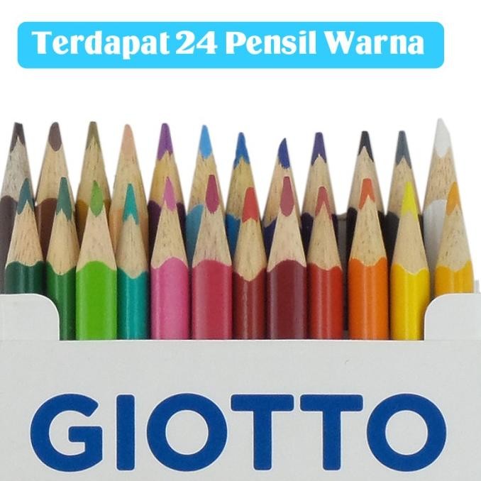 

ready GIOTTO Pensil Mewarnai 24 Warna 3 MM Color 3.0 LYR-277500