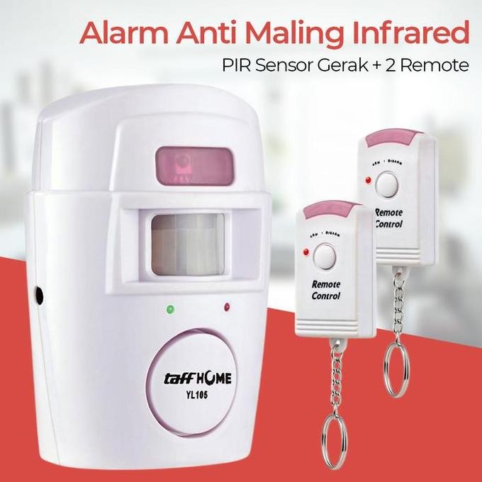 Tersedia Wireless Alarm Anti Maling - Sensor Gerak - Alarm Rumah Anti Maling