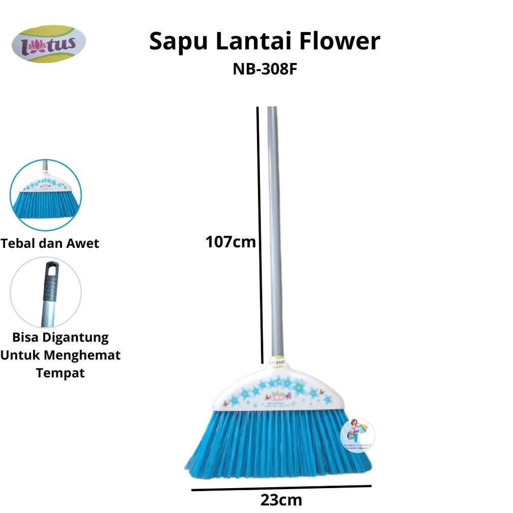 Lotus Sapu Lantai Cover Bunga Nb-308F Stok