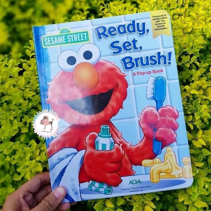 Sesame Street Ready Set Brush Pop Up Board Book