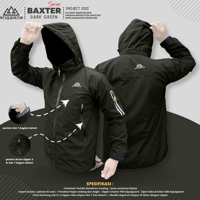 Jaket Angsana Outdoor Series Baxter Green