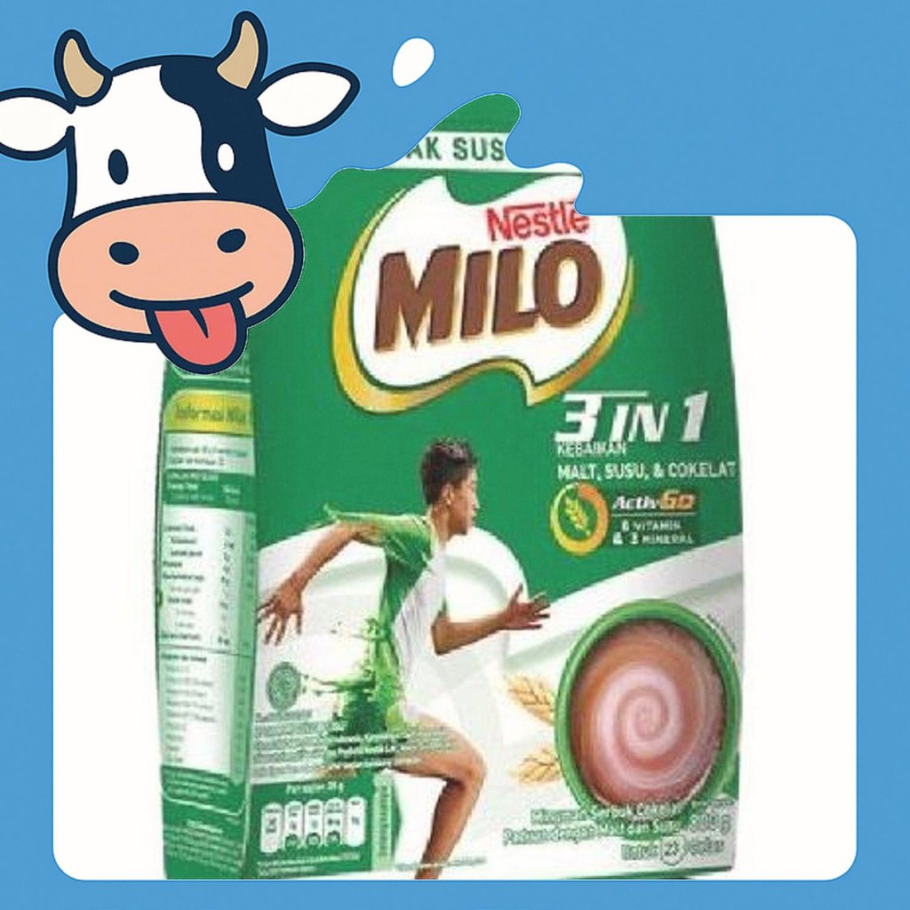 

Kualitas Terbaik Milo 3 In 1 Activ Go Pouch 790Gr