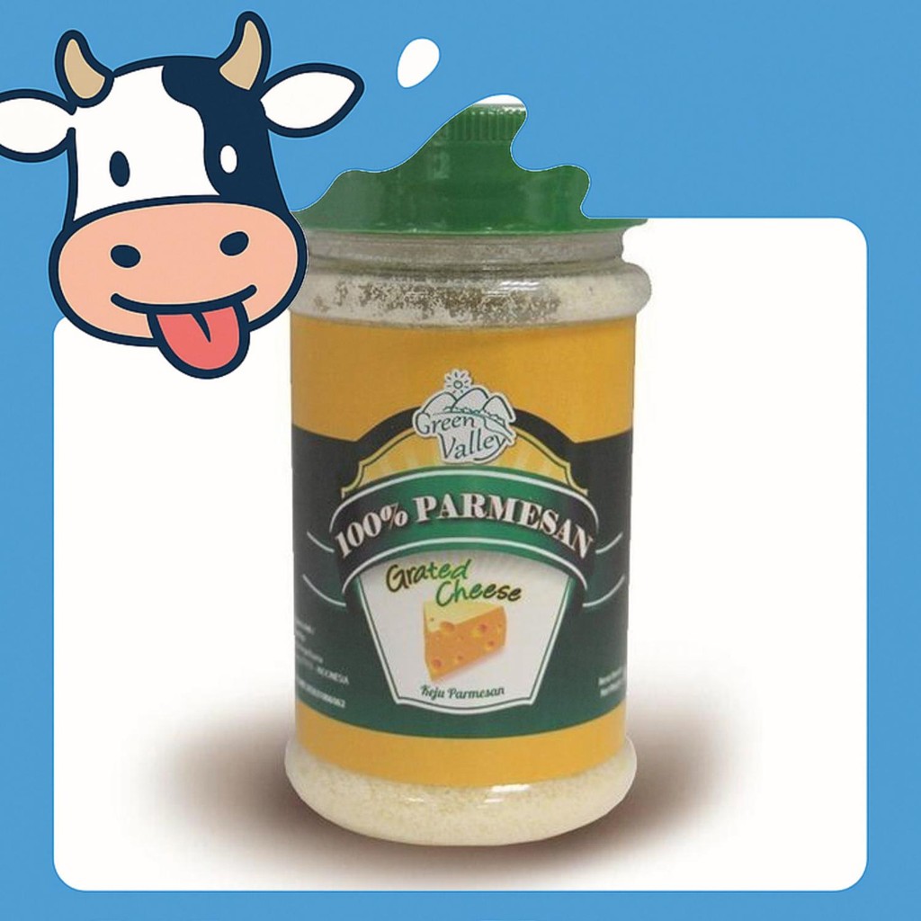 

Terbaru Green Valley Parmesan Grated Cheese 80Gr [8997015494004]