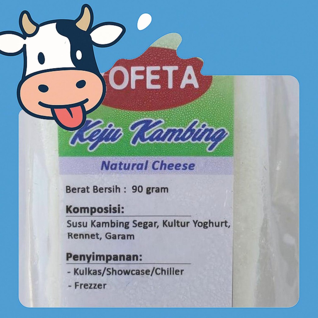 

Free Ongkir Keju Kambing/Feta (Goat Cheese)