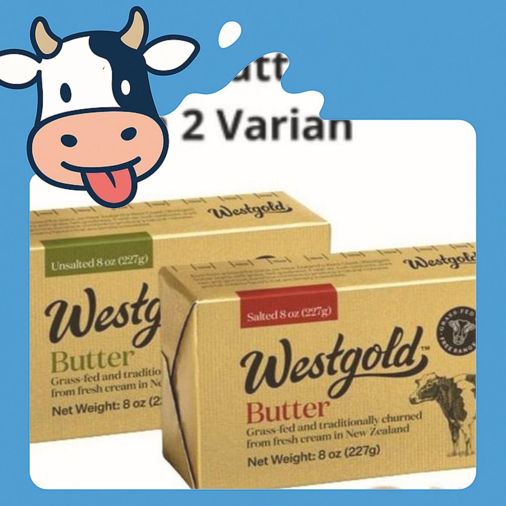 

Terbaru Westgold Butter Unsalted & Salted 250Gram