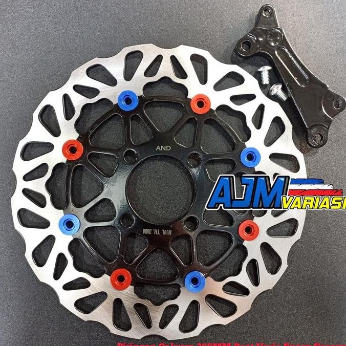 Piringan Cakram Beat/Scoopy/Vario/Beat Fi Ukuran 260mm Plus Breket murah