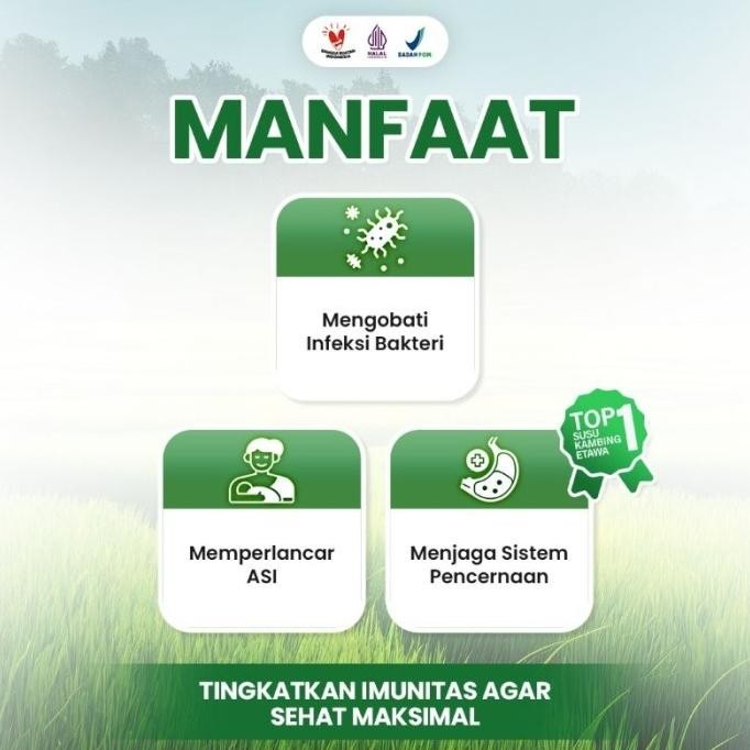 

(Expert) premium susu kambing etawa bubuk 1000 gr pure murni varian rasa coklat