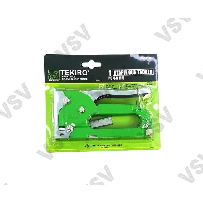 

Tekiro Staple Gun Tacker 4-8mm Staples tembak gun Taker Stapler tembak