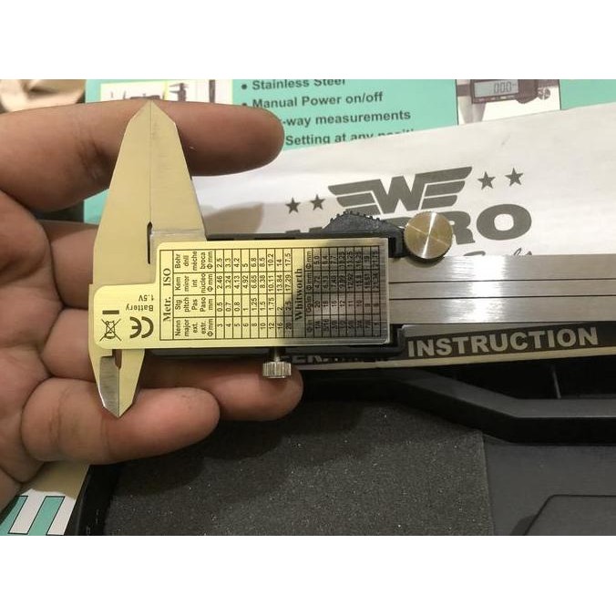 Sigmat digital 6" (150mm) WIPRO/ segmat/ jangka sorong/ digital calper