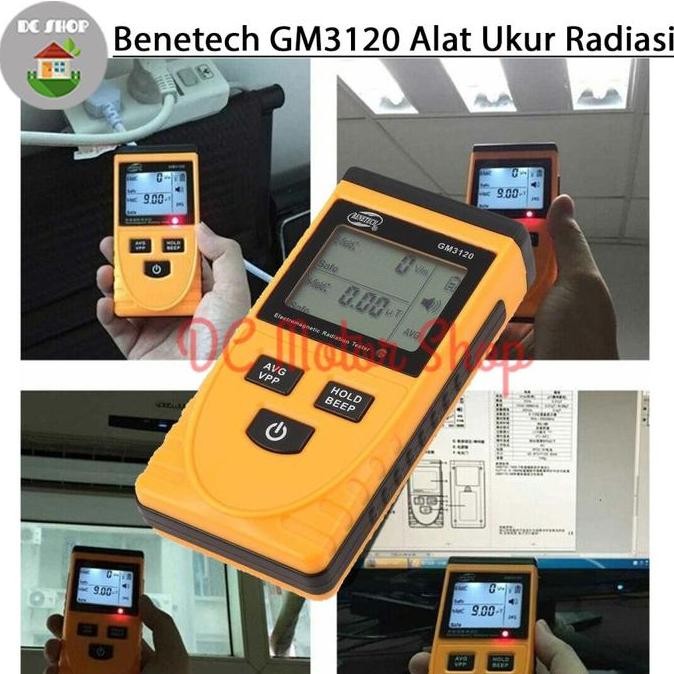 Benetech GM3120 Alat Pendeteksi Radiasi Detektor Alat Ukur Radiasi Ori