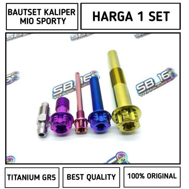 BAUT KALIPER MIO SPORTY TITANIUM GR5 murah