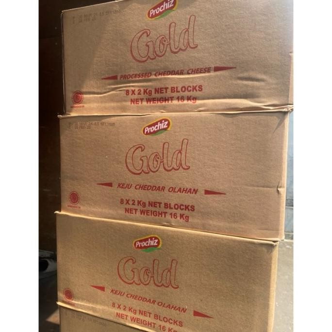 

(Expert) KEJU PROCHiZ GOLD CHEDDAR Kemasan 2kg.