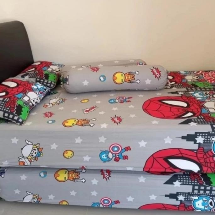 Sprei 2in1 Sprei Sorong 120x200 100x200 90x200 Motif Anakb MURAH