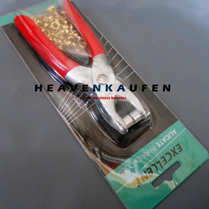 

(Expert) Tang Alat Pasang Eyelet Mata Ayam Itik Mata Ikan Diameter Lubang 3 mm s/d 5 mm Excellent