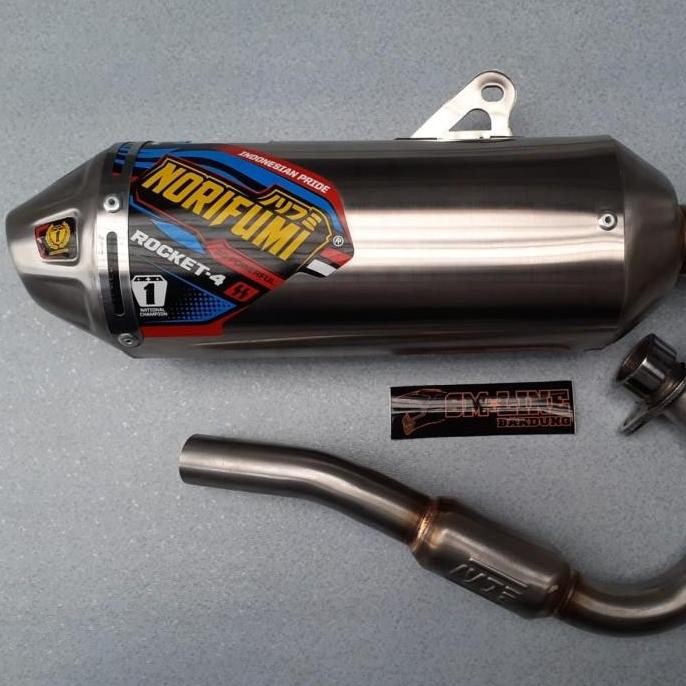 Promo Knalpot Norifumi Rocket 4 Klx140 Original