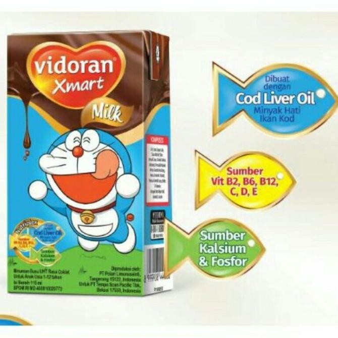 

(Expert) Vidoran X-mart Susu Cair (UHT) 110ml 40 Box