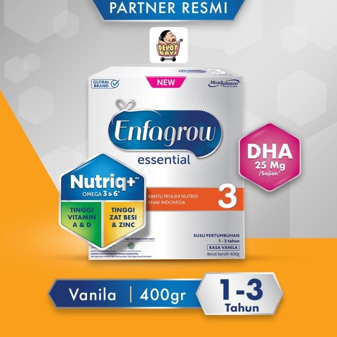 

(Expert) Enfagrow Essential 3 Vanila 400 gram