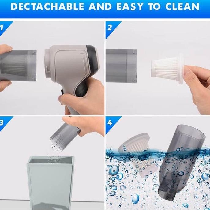 Vacuum Cleaner BJ107 - Vacum 3 In 1 Vacuum, Blow / Tiup Dan Sedot - Wireless Dapat Di Cas