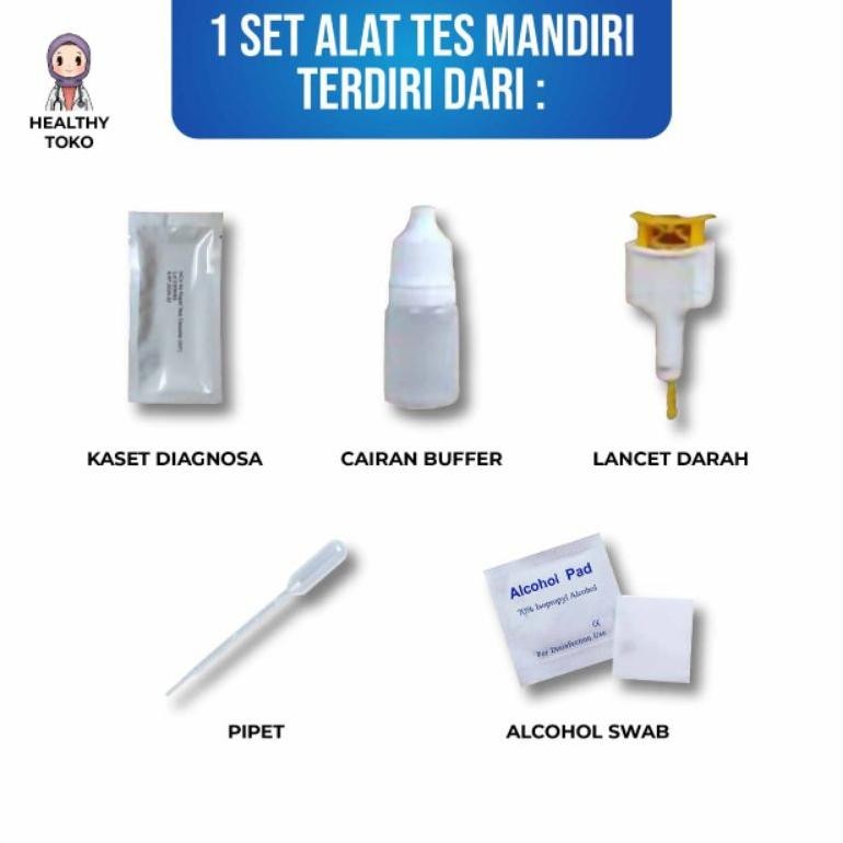 Paket HIV dan Sifilis Terpisah 2 Set - Indec SD Bioline IS terlaris