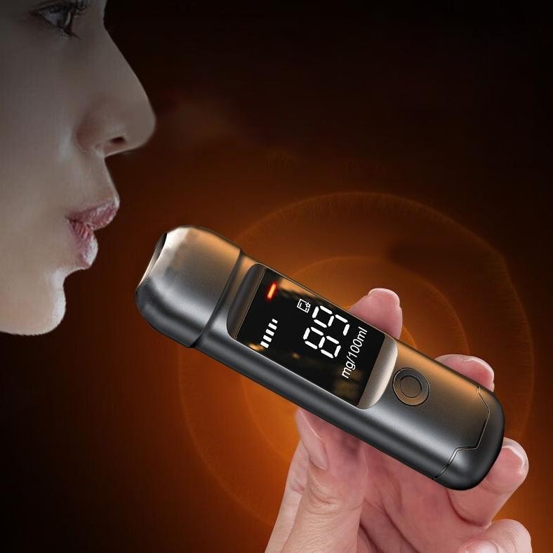 Alat Tiup Portabel Pengukur Kadar Alkohol Tes Kemabukan Digital terlaris