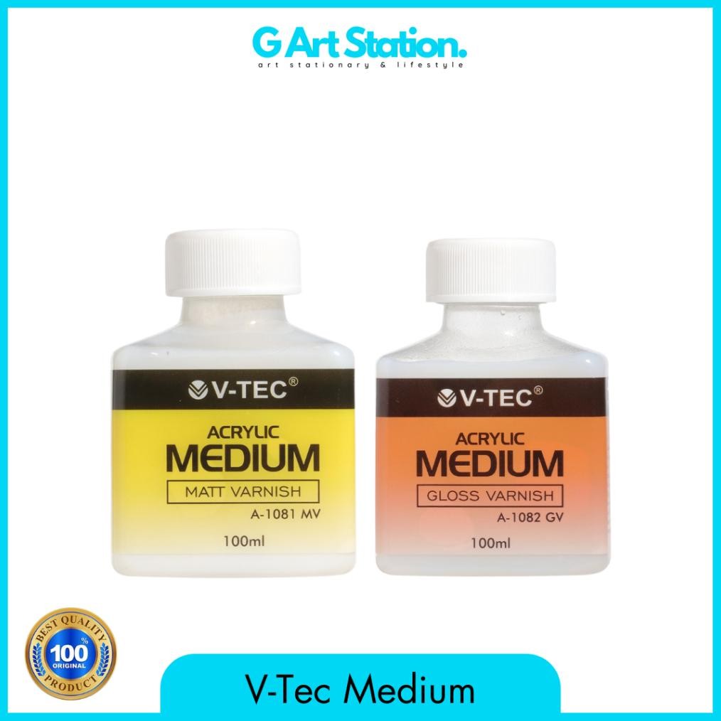 

V-TEC Acrylic Medium Varnish Gloss / Matt - 100ML Terlaris
