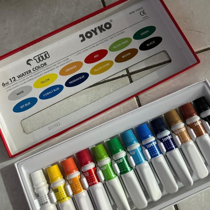 

Cat Air / Water colour Joyko 12 pc / Titi 12 warna Terlaris