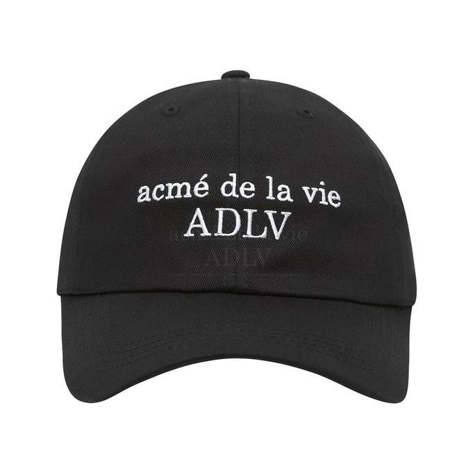 Promo Adlv Basic Ball Cap Black - Topi Branded Original Wanita Pria Original Acme De La Vie