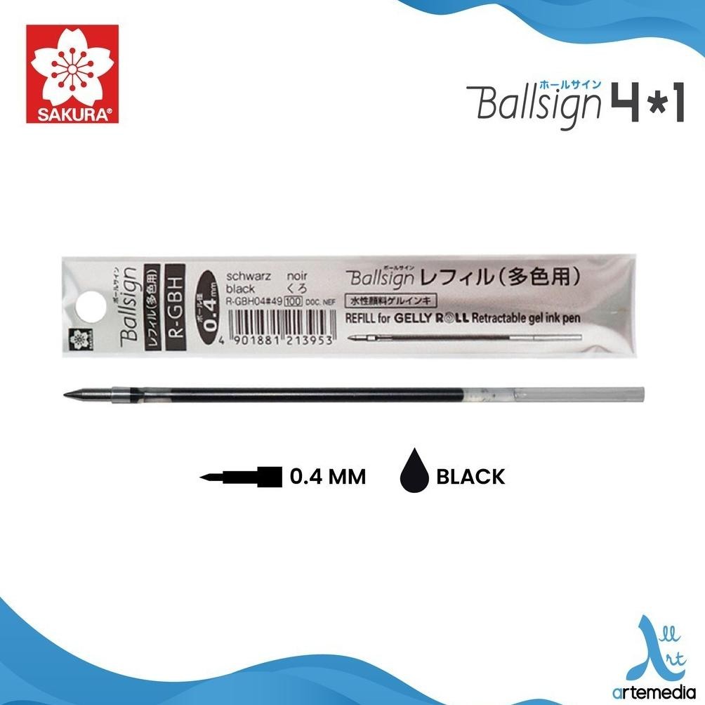 

Sakura Refill Ballsign Multi Function Gel Pen Pulpen dan Pensil Terlaris