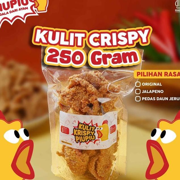 

Piupiu Kulit Ayam Crispy 250Gr Sna Cemilan Rasa Jalapenopedas Daun Jeruk Keripik Food