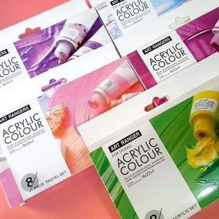 

Art Ranger Acrylic Set Pastel / Neon / Glitter / Metallic / Regular - Set Cat Akrilik 8x22ml Terlaris