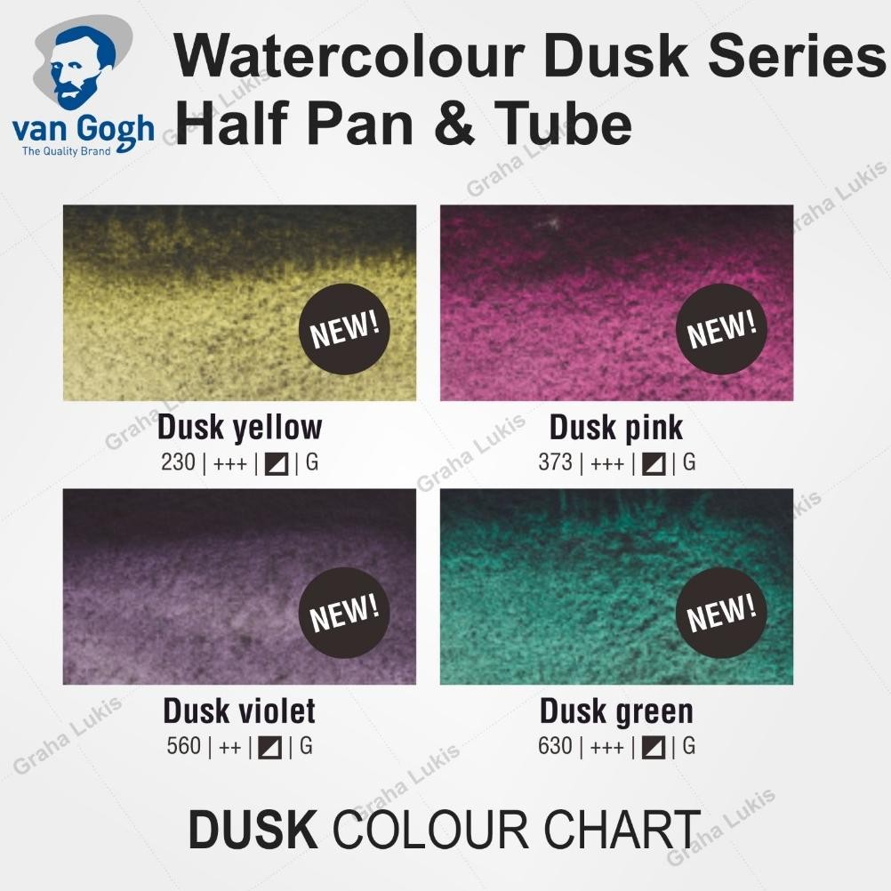 

Van Gogh Watercolour Dusk Series Half Pan / Tube Terlaris