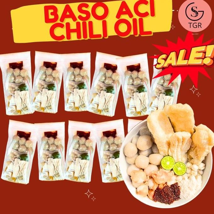 

12 Bungkus Baso Aci Chili Oil Paket Usaha Super Irit Hotpot Instan SHA