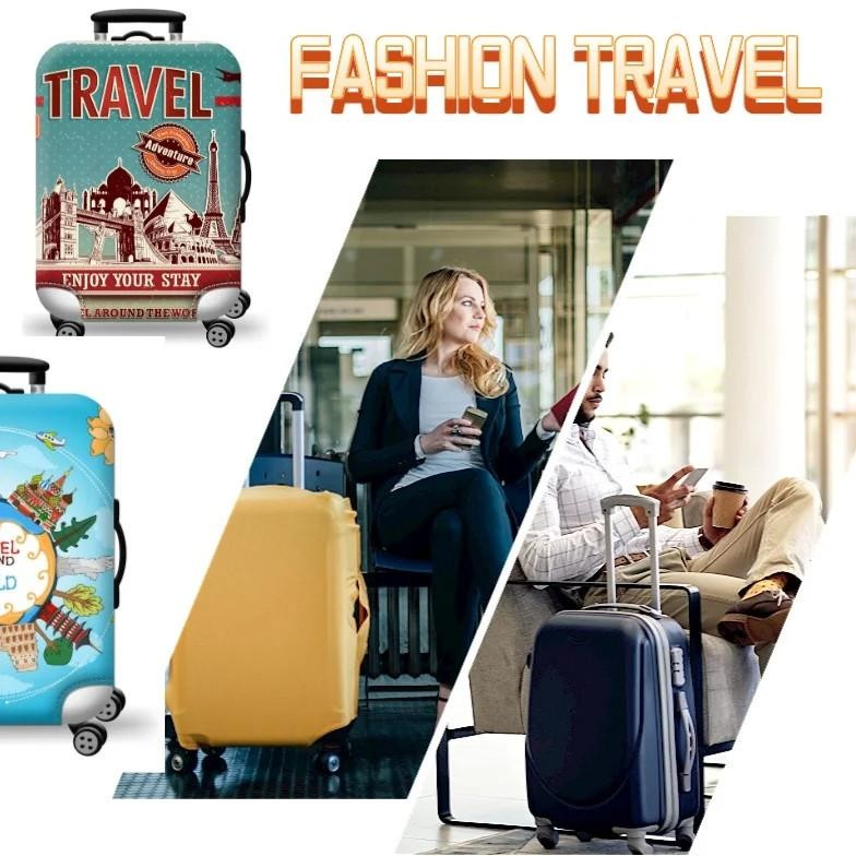 Travguard Sarung Koper Elastis Spandex - Motif Scenic Spot 2 Size M (22-24 Inch) Original