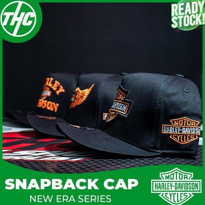 Murah Topi Cap Snapback New Era Harley Davidson Topi Motor