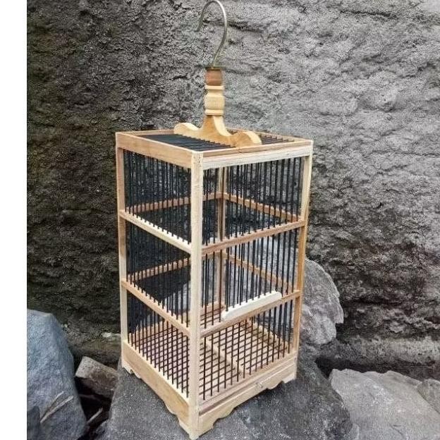 READY STOCK Sangkar BURCIL by S.SANGKAR KAYU JATI AMBRUKAN