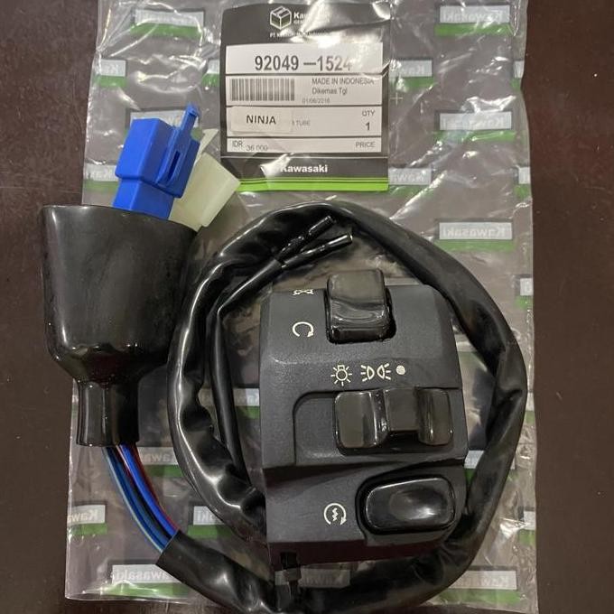 Ninja 250 Saklar Kanan Holder Tombol Lampu On Off Switch Stater Motor