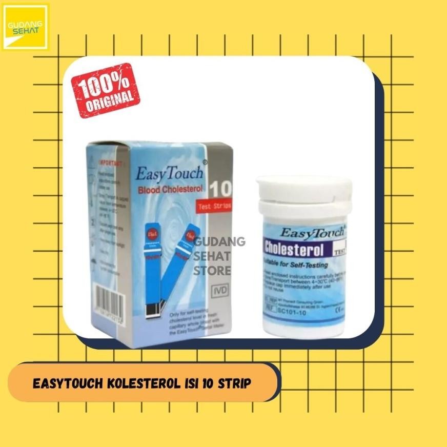 Paket Strip Easytouch / Refill Easy Touch (Gula, Kolesterol, Asam urat , Hemoglobin Hb) / Unit Easyt