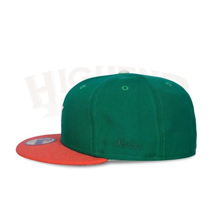 Murah Topi New Era X Fear Of God Fog Essentials Collab Green Orange 59Fifty