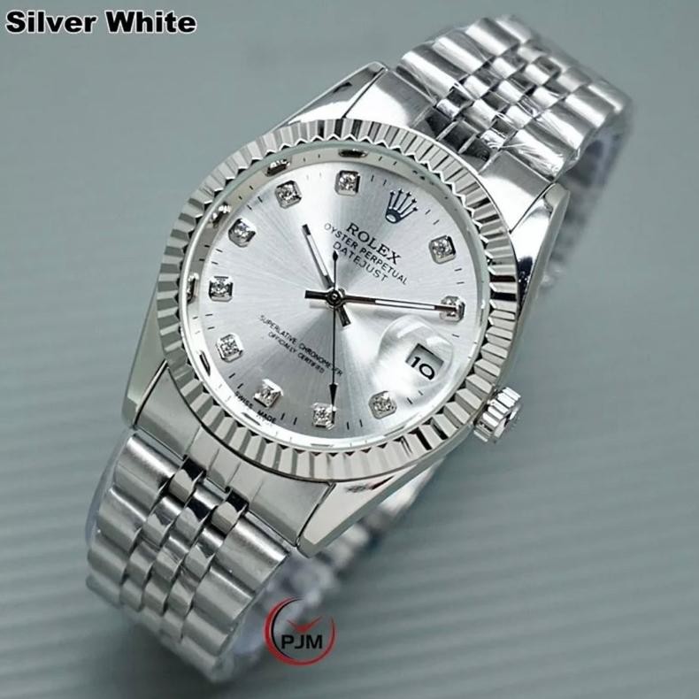 Terbaru Rolex Jam Tangan Pria - Jam Tangan Mewah - Jam Tangan Keren Stainless Steel Anti Karat - Jam