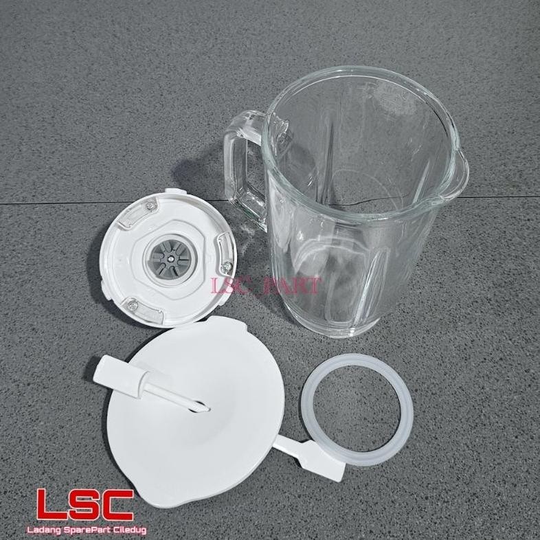 Gelas Kaca Blender 1L Tabung Beling National Mx-J210Gn / Panasonic Mx-J210Pn Spare Part Blender Orig