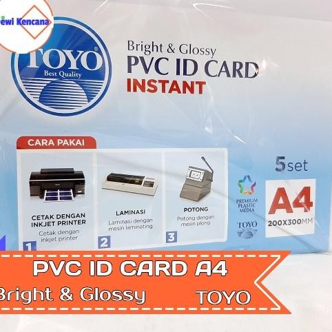 

Kertas PVC ID Card Instant A4 TOYO RB07