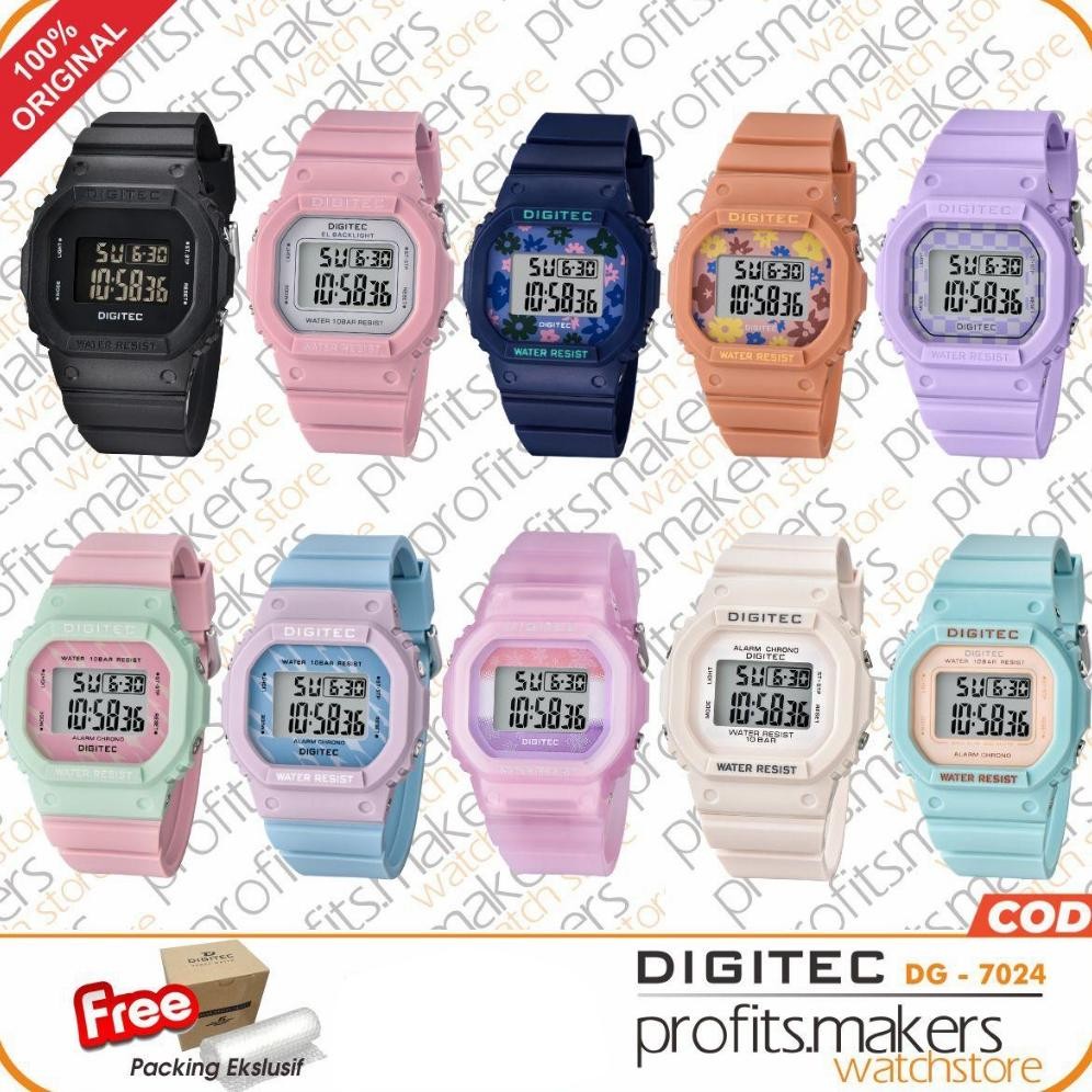 DIGITEC DG7024 / DG 7024 / DG-7024 / DG 4088 / DG-4088 / DG4088 Watch Jam Tangan ORIGINAL RB