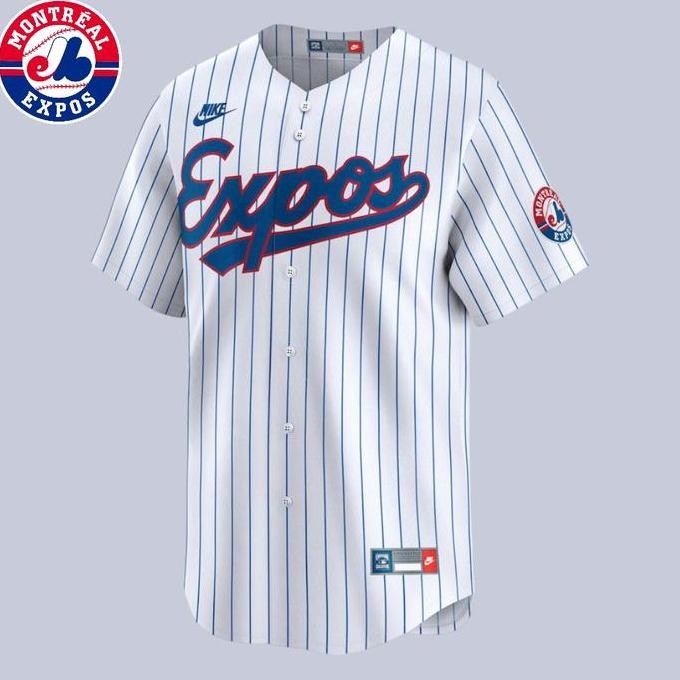 Promo Jersey Nike Mlb Basebal Original Cooperstown Montreal Expos Rare