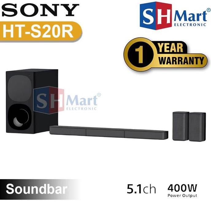 SONY SOUNDBAR 5.1 CH HT-S20R HOME THEATER HT S20R AUDIO (MEDAN) ORIGINAL DAN TERPERCAYA