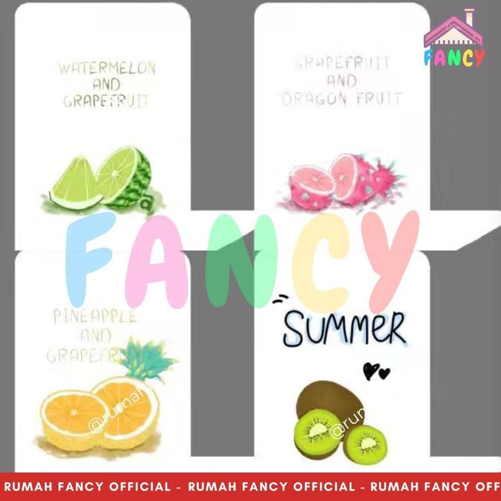 

Book End Stand/ Sandaran Penyangga Buku Summer Fruit (1 Set Isi 2 Pcs)/ Mujito 3416 12-377 RB07