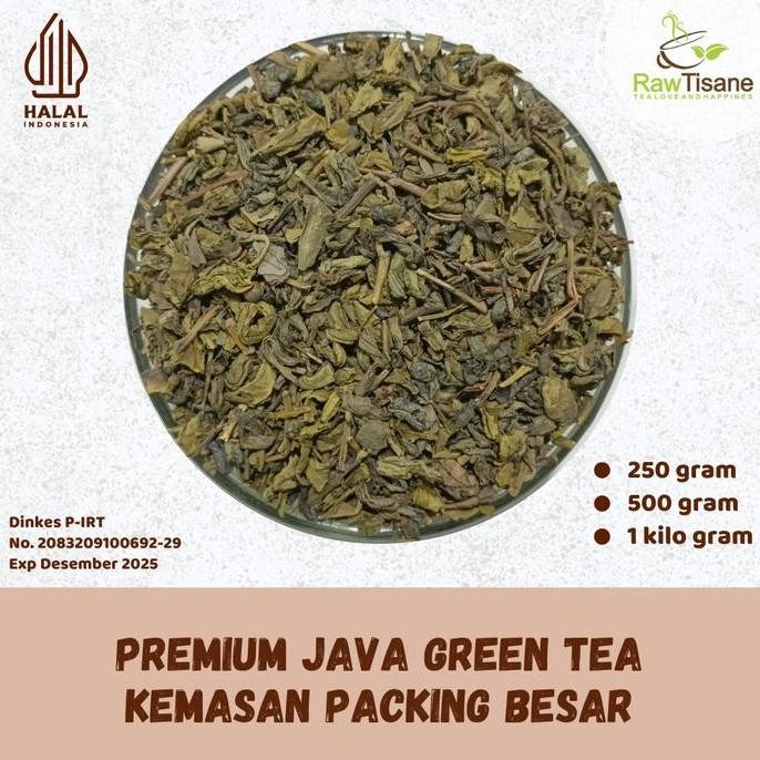 

SALE!!! RAW TISANE Java Green Tea Premium : Teh Hijau Jawa Barat Kualitas Premium Isi 1 Kg