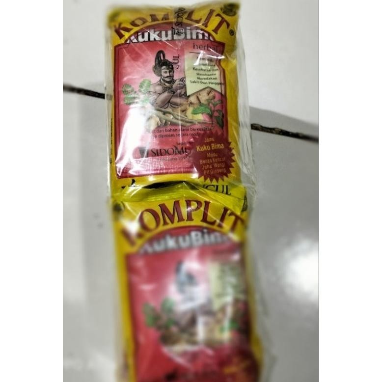 

jamu kuku bima komplit sidomuncul isi 20sachet