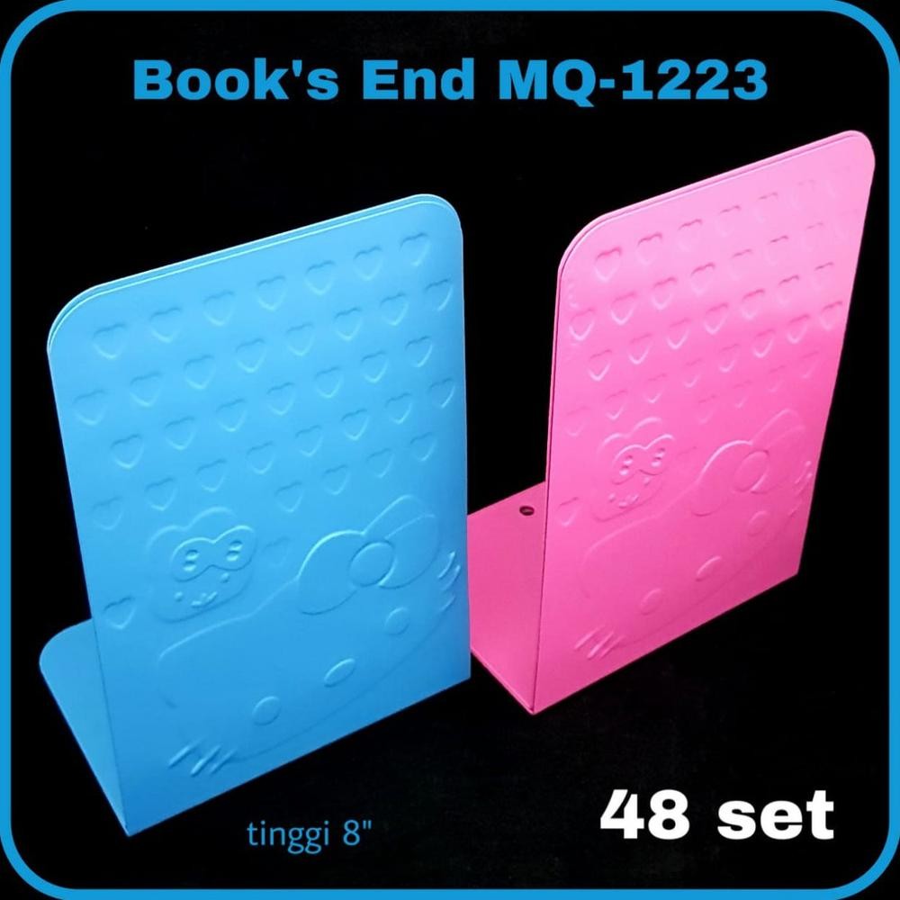 

FREE DUS 1 Set Isi 2 Pcs Book End Stand/ Sandaran Penyangga Buku Hello Kitty RB07
