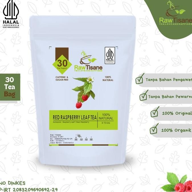 

SALE!!! Red Raspberry Leaf Tea : Teh Daun Raspberry Merah Isi 30 Tea Bag