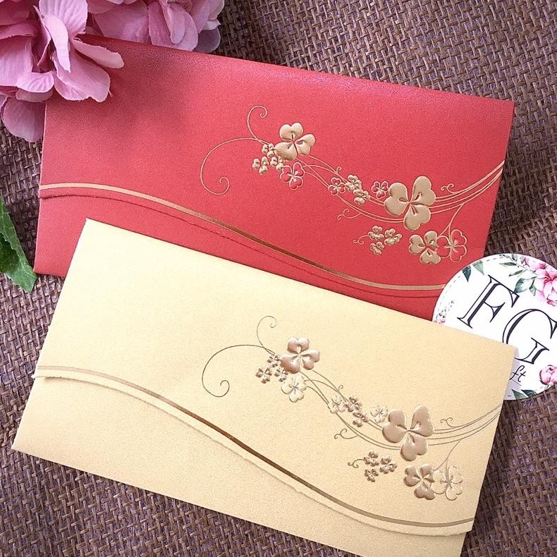 

Amplop Angpau Uang 5pcs, CLOVER by fgpaper RB07